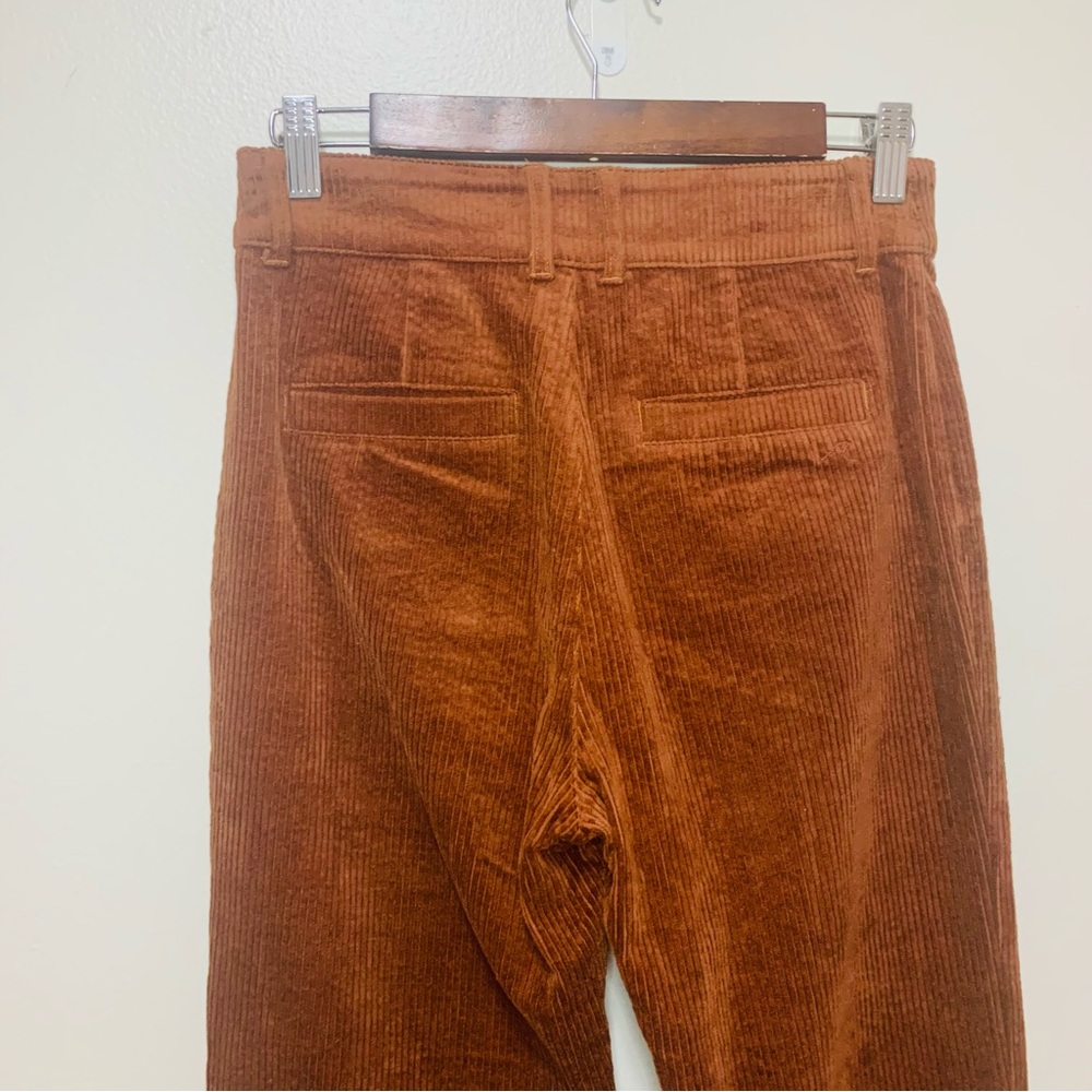 Faherty Brown Corduroy Flared Patch Pocket Pants … - image 5